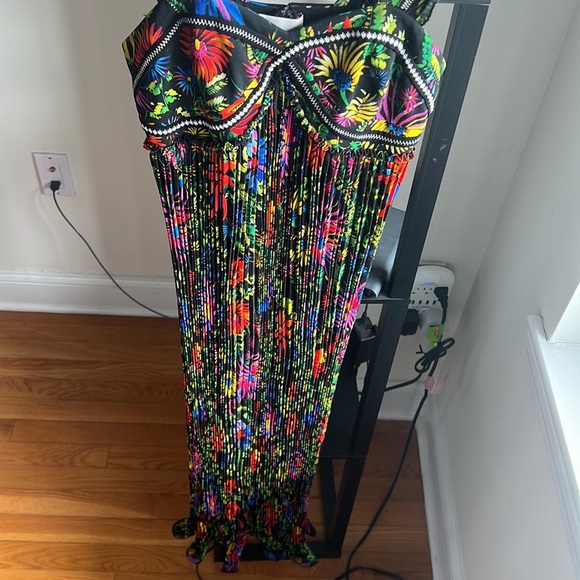 3.1 Phillip Lim floral colorful plisse dress - Picture 7 of 16